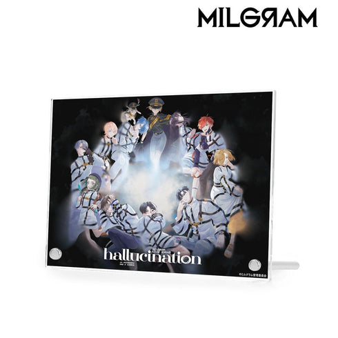 『MILGRAM -ミルグラム-』LIVE EVENT「hallucination」 キービジュアル A5アクリルパネル【202605再販】