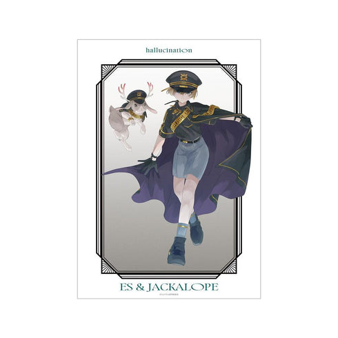 《MILGRAM -米尔格拉姆-》全新绘制 Es & Jackalope LIVE EVENT“hallucination”版 A3哑光处理海报【202605再版】