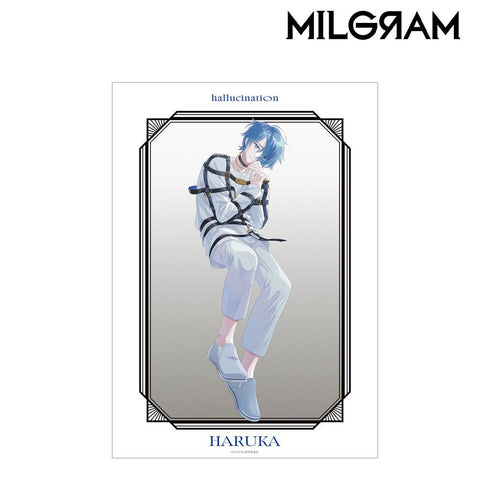 『MILGRAM -ミルグラム-』描き下ろし ハルカ LIVE EVENT「hallucination」ver. A3マット加工ポスター【202502再販】