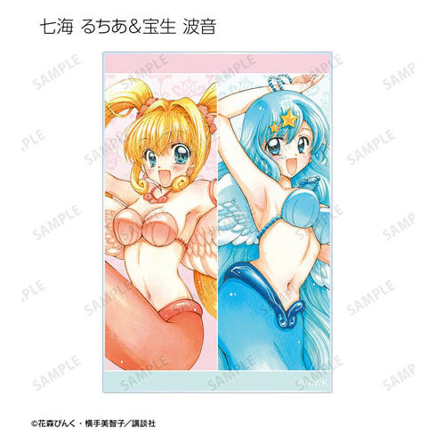 『ぴちぴちピッチ』花森ぴんく先生 描き下ろし 羽を纏ったマーメイドver. トレーディングアクリルカード(単位/BOX)【202506再販】