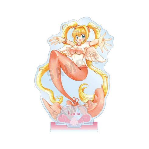 『ぴちぴちピッチ』花森ぴんく先生 描き下ろし 七海 るちあ 羽を纏ったマーメイドver. パーツ付きBIGアクリルスタンド【202506再販】