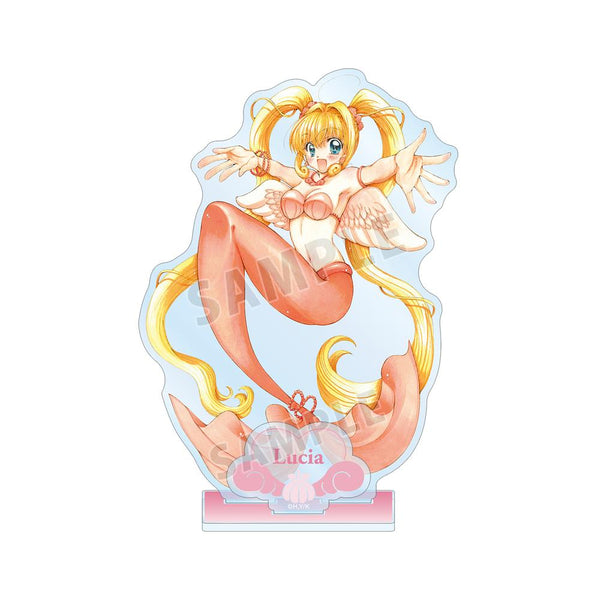 『ぴちぴちピッチ』花森ぴんく先生 描き下ろし 七海 るちあ 羽を纏ったマーメイドver. パーツ付きBIGアクリルスタンド【202506再販】