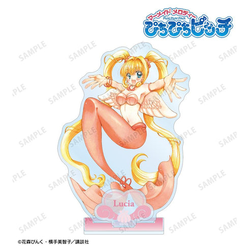 『ぴちぴちピッチ』花森ぴんく先生 描き下ろし 七海 るちあ 羽を纏ったマーメイドver. パーツ付きBIGアクリルスタンド【202408再販】