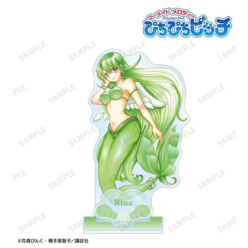 『ぴちぴちピッチ』花森ぴんく先生 描き下ろし 洞院 リナ 羽を纏ったマーメイドver. パーツ付きBIGアクリルスタンド【202606再販】