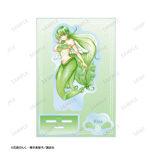 『ぴちぴちピッチ』花森ぴんく先生 描き下ろし 洞院 リナ 羽を纏ったマーメイドver. パーツ付きBIGアクリルスタンド【202512再販】