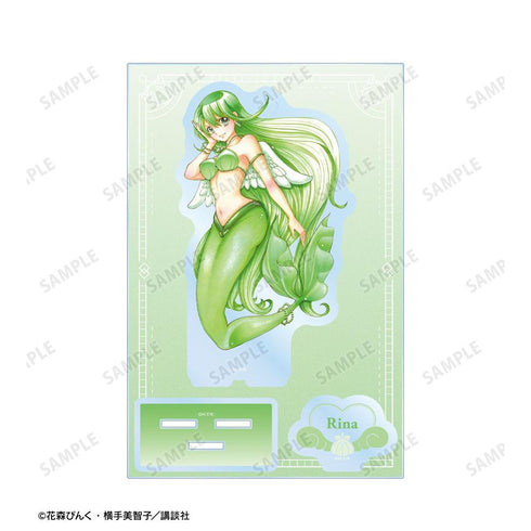 『ぴちぴちピッチ』花森ぴんく先生 描き下ろし 洞院 リナ 羽を纏ったマーメイドver. パーツ付きBIGアクリルスタンド【202606再販】