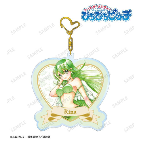 『ぴちぴちピッチ』花森ぴんく先生 描き下ろし 洞院 リナ 羽を纏ったマーメイドver. BIGアクリルキーホルダー【202408再販】