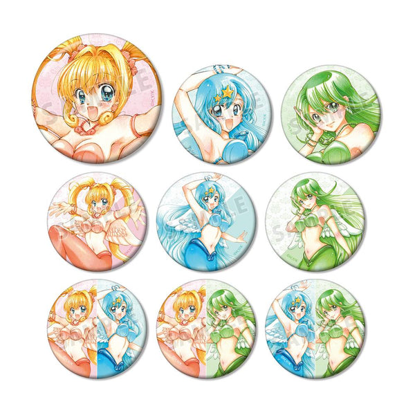 『ぴちぴちピッチ』花森ぴんく先生 描き下ろし 羽を纏ったマーメイドver. トレーディング缶バッジ(単位/BOX)【202512再販】