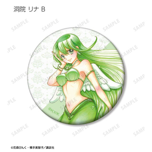 『ぴちぴちピッチ』花森ぴんく先生 描き下ろし 羽を纏ったマーメイドver. トレーディング缶バッジ(単位/BOX)【202606再販】