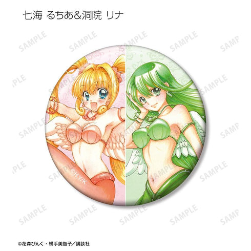 『ぴちぴちピッチ』花森ぴんく先生 描き下ろし 羽を纏ったマーメイドver. トレーディング缶バッジ(単位/BOX)【202606再販】
