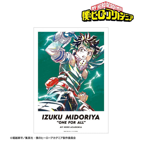 『僕のヒーローアカデミア』緑谷出久 Ani-Art 第6弾 A3マット加工ポスター【202608再販】