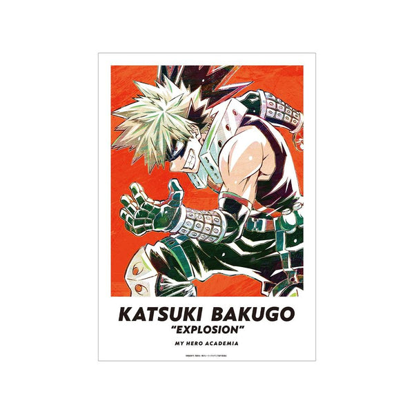 『僕のヒーローアカデミア』爆豪勝己 Ani-Art 第6弾 A3マット加工ポスター【202608再販】