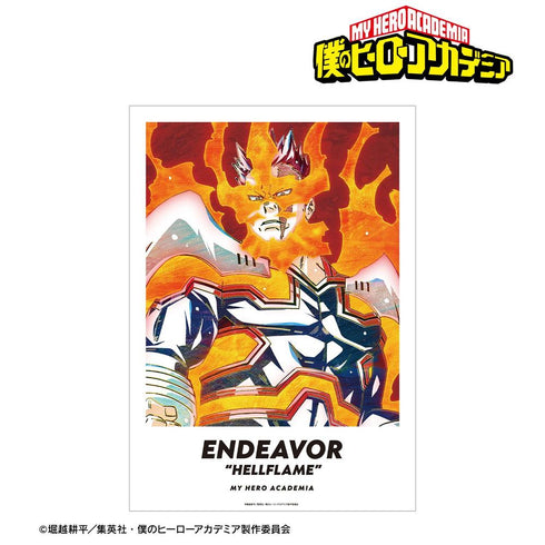 『僕のヒーローアカデミア』エンデヴァー Ani-Art 第6弾 A3マット加工ポスター【202608再販】