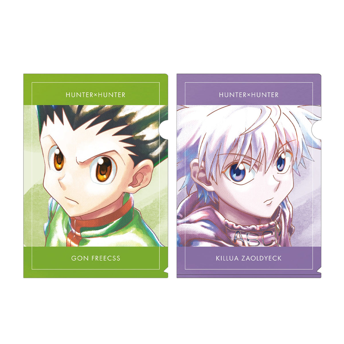 HUNTER×HUNTER』Ani-Art aqua label クリアファイル2枚セット ver.A