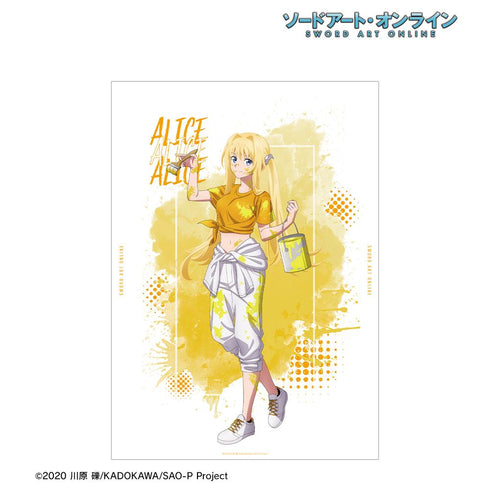 『ソードアート・オンライン』描き下ろし アリス ペイントスタイルver. A3マット加工ポスター【202602再販】