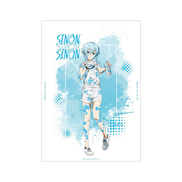 『ソードアート・オンライン』描き下ろし シノン ペイントスタイルver. A3マット加工ポスター【202609再販】