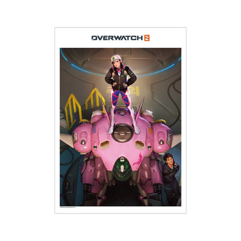 『オーバーウォッチ 2』D.Va A3マット加工ポスター