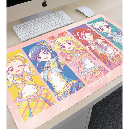 『アイカツ! 10th STORY ~未来へのSTARWAY~』スターライト学園 Ani-Art clear label マルチデスクマット【202412再販】
