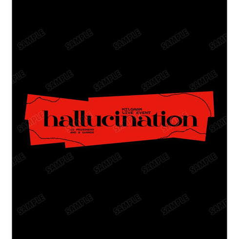 『MILGRAM -ミルグラム-』LIVE EVENT「hallucination」 ロゴ BIGジップトートバッグ【202409再販】