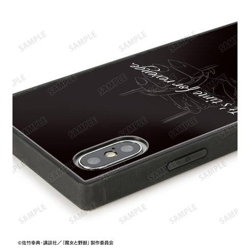 『魔女と野獣』「さあ、復讐の時間だ。」スクエア強化ガラスiPhoneケース【202503再販】