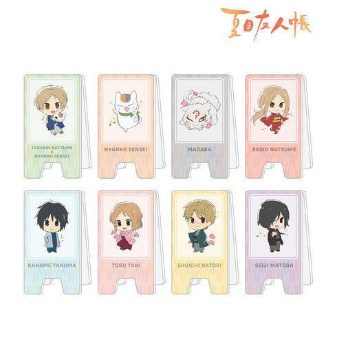 『夏目友人帳』トレーディング 15周年ちびキャライラスト アクリル立て看板風メモスタンド(単位/BOX)