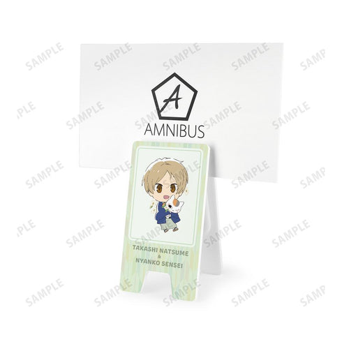 『夏目友人帳』トレーディング 15周年ちびキャライラスト アクリル立て看板風メモスタンド(単位/BOX)