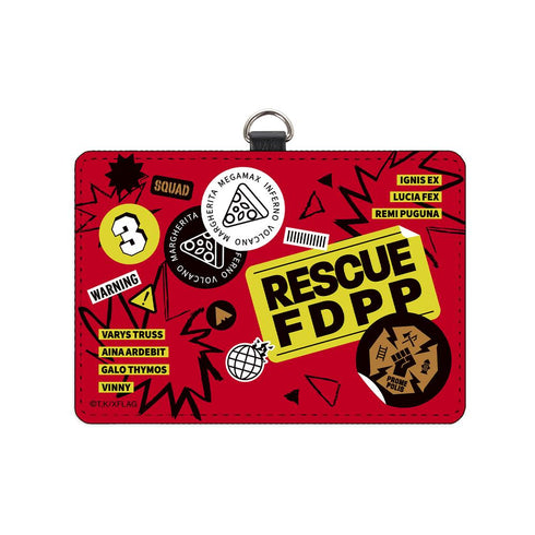 『プロメア』国家救命消防局(FDPP) ネックストラップ付きパスケース【202508再販】