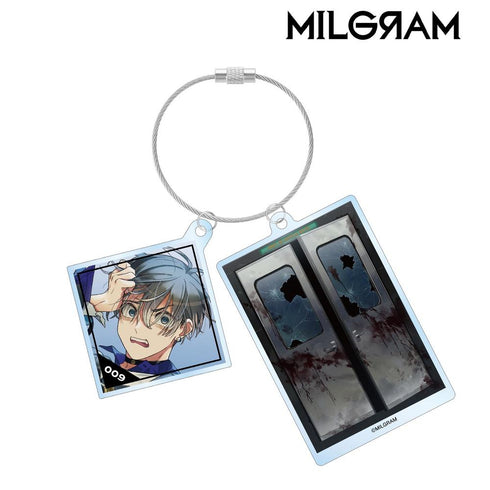 《MILGRAM -米尔格拉姆-》Mikoto『Double』 封面插画版 双串线大号亚克力钥匙扣【202605再版】