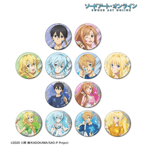 『ソードアート・オンライン』描き下ろし ペイントスタイルver. トレーディングメタリック缶バッジ(単位/BOX)【202609再販】