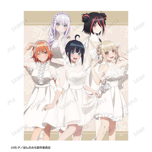 『ぽんのみち』描き下ろし 集合 白ドレスver. キャンバスボード