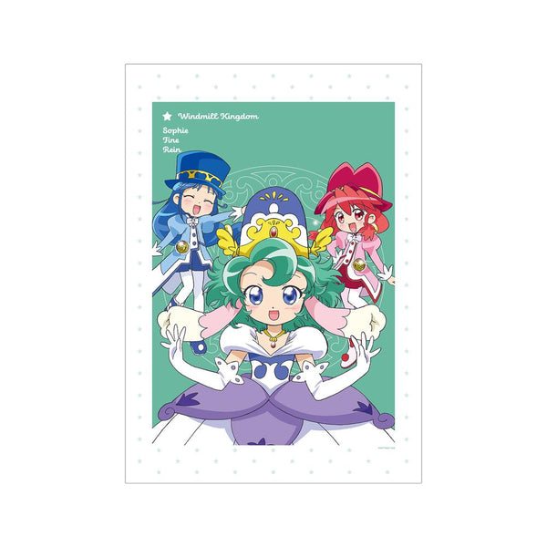 『ふしぎ星の☆ふたご姫』ソフィー&ファイン&レイン A3マット加工ポスター