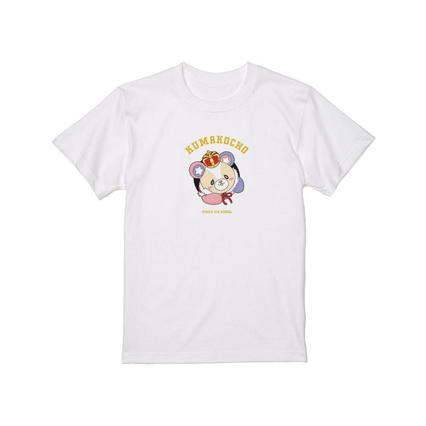 『アイ★チュウ』クマ校長 カレッジデザインTシャツレディース【202606再販】