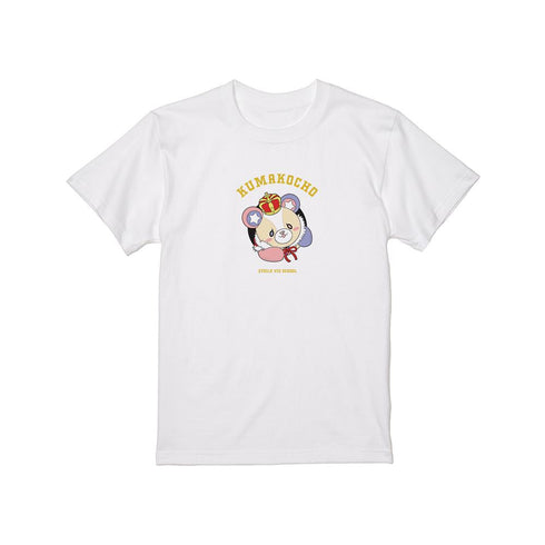 『アイ★チュウ』クマ校長 カレッジデザインTシャツレディース【202502再販】