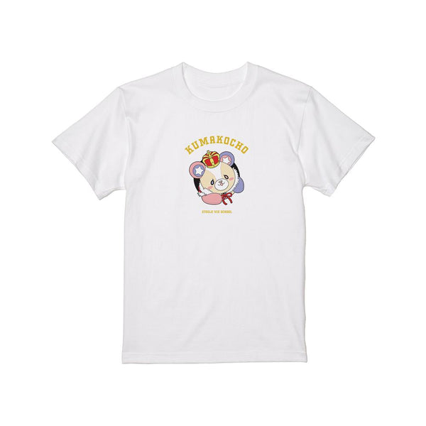 『アイ★チュウ』クマ校長 カレッジデザインTシャツレディース【202502再販】