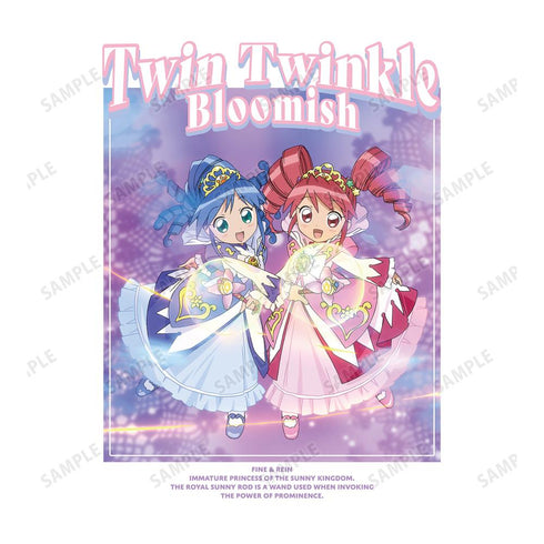 『ふしぎ星の☆ふたご姫』トゥイン・トゥインクル ブルーミッシュ Tシャツレディース