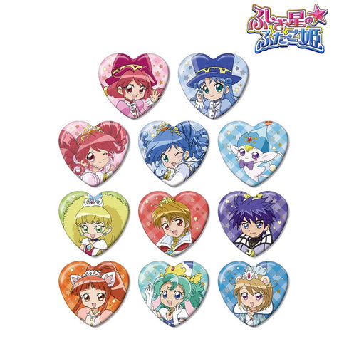 『ふしぎ星の☆ふたご姫』トレーディングハート型缶バッジ(単位/BOX)