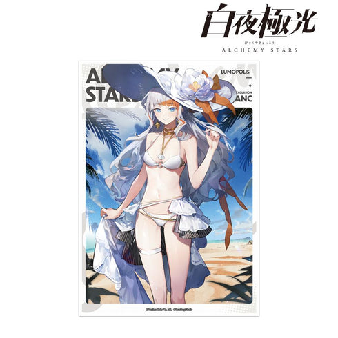 『白夜極光』Ms.ブラン A3マット加工ポスター