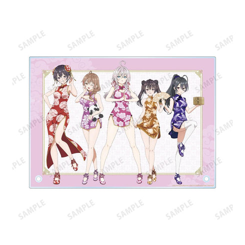 『時々ボソッとロシア語でデレる隣のアーリャさん』描き下ろし 集合 チャイナドレスver. A5アクリルパネル【202501再販】