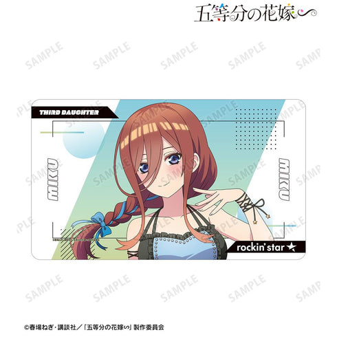 『五等分の花嫁∽』rockin’starコラボ 描き下ろし 中野三玖 ロックアイドルver. マルチデスクマット【202501再販】