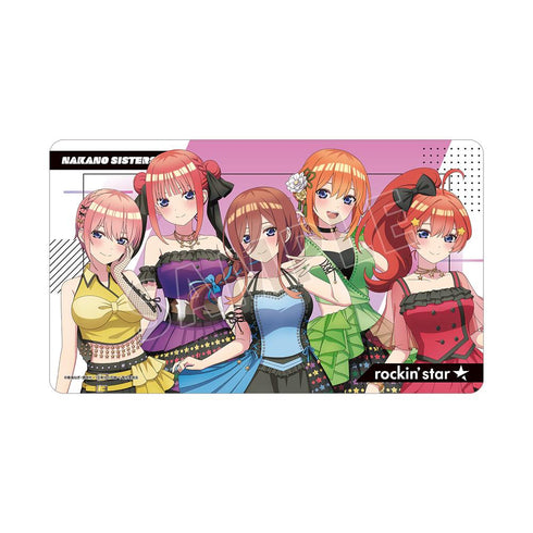 『五等分の花嫁∽』rockin’starコラボ 描き下ろし 集合 ロックアイドルver. マルチデスクマット【202501再販】