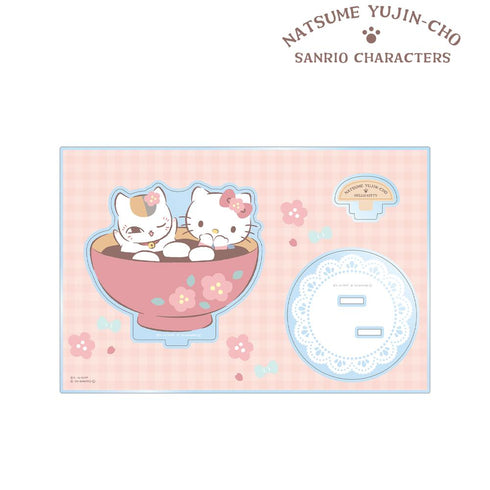 『夏目友人帳×サンリオキャラクターズ』ニャンコ先生×ハローキティ パーツ付きBIGアクリルスタンド ver.B