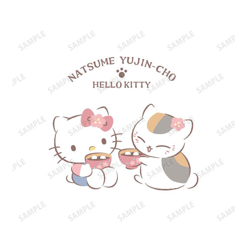 『夏目友人帳×サンリオキャラクターズ』ニャンコ先生×ハローキティ パーカーメンズ
