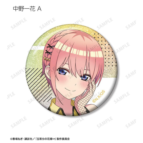 『五等分の花嫁∽』rockin’starコラボ 描き下ろし ロックアイドルver. トレーディングホログラム缶バッジ(単位/BOX)【202501再販】
