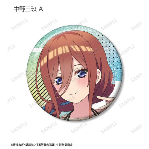 『五等分の花嫁∽』rockin’starコラボ 描き下ろし ロックアイドルver. トレーディングホログラム缶バッジ(単位/BOX)【202501再販】