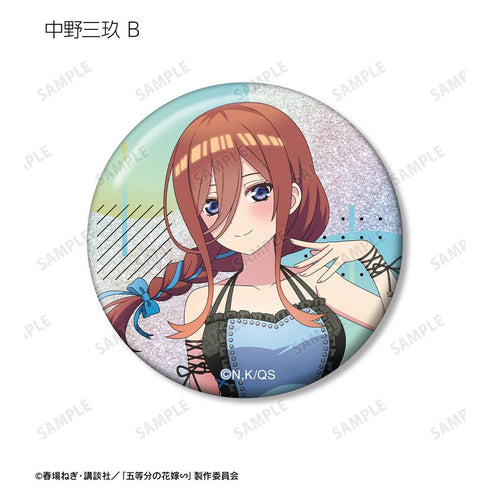 『五等分の花嫁∽』rockin’starコラボ 描き下ろし ロックアイドルver. トレーディングホログラム缶バッジ(単位/BOX)【202501再販】