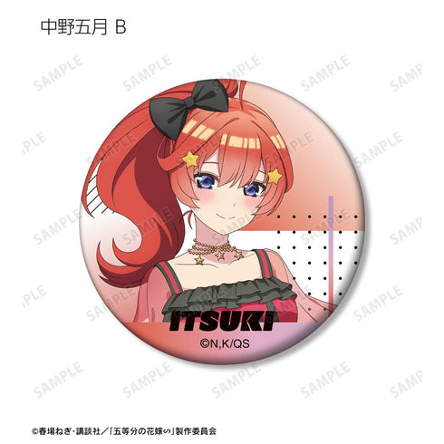 『五等分の花嫁∽』rockin’starコラボ 描き下ろし ロックアイドルver. トレーディングマット缶バッジ(単位/BOX)【202501再販】