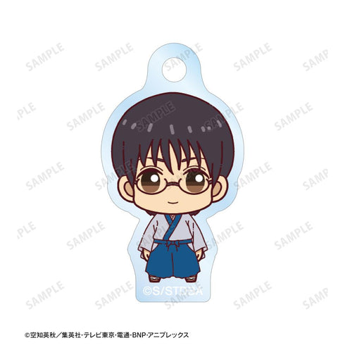 『銀魂』志村新八 ちょこんと! 2連ワイヤーアクリルキーホルダー【202502再販】