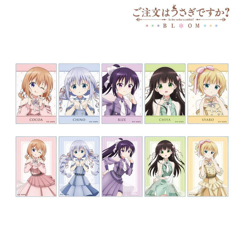 『ご注文はうさぎですか? BLOOM』描き下ろし アイドル制服ver. トレーディングアクリルカード(単位/BOX)【202507再販】