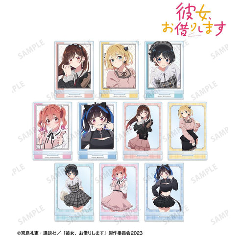 『彼女、お借りします』描き下ろし ガーリーファッションver. トレーディングアクリルスタンド(単位/BOX)【202508再販】