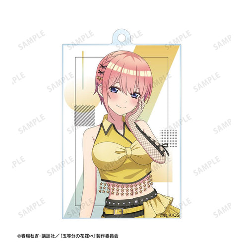 『五等分の花嫁∽』rockin’starコラボ 描き下ろし 中野一花 ロックアイドルver. 2連ワイヤーBIGアクリルキーホルダー【202501再販】